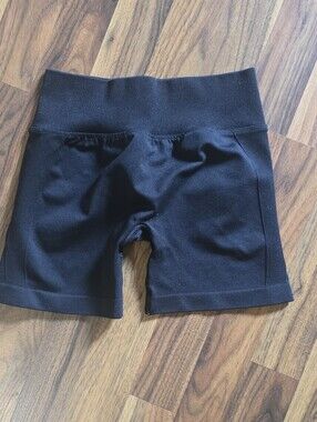 YoungLA Black High-Rise Bike Shorts